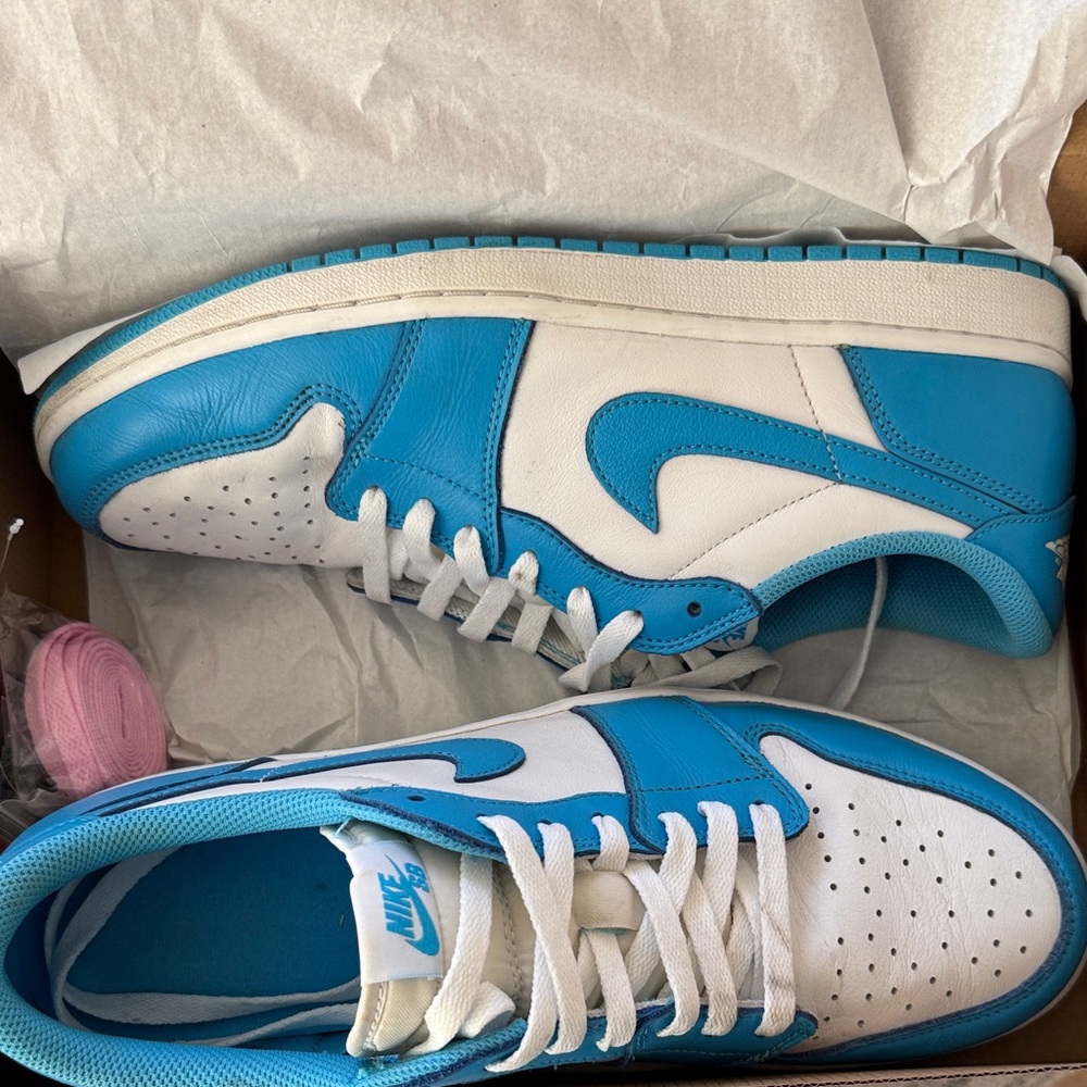 Nike Sky Blue and White Athletic Shoes